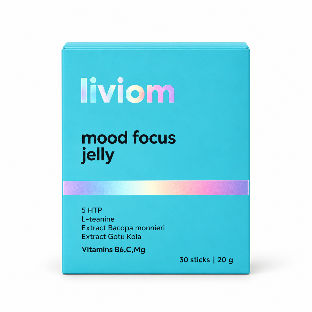 LIVIOM Mood Focus Jelly — коробка 30 стиков по 20 г